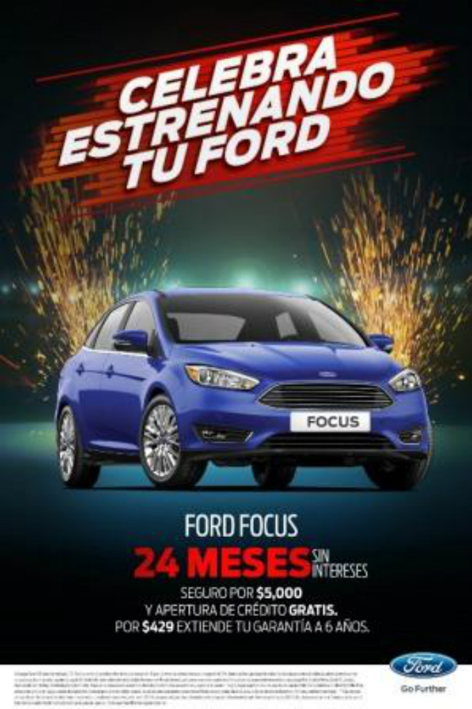 Para los amantes de los autos juveniles, Ford lanzó una promoción con su modelo Focus. Foto: Ford 