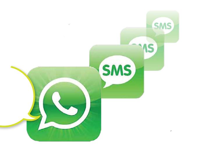 ¡Adiós SMS, hola WhatsApp!