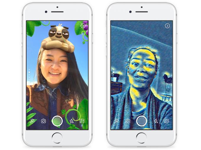 Facebook anunció el lanzamiento de una nueva cámara con efectos y dos formas de compartir fotos y videos. Foto: Facebook.